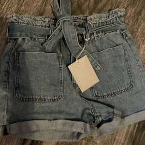 Paper bag shorts